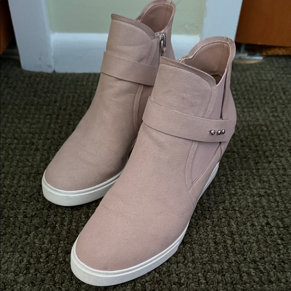 Paolo Blush Ankle Boots